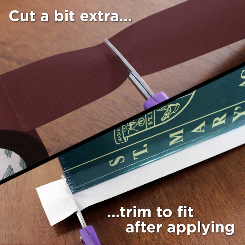 BookGuard 2 inch Premium Bookbinding Repair Cloth Tape  15 Yard Roll Burgundy - Image 3